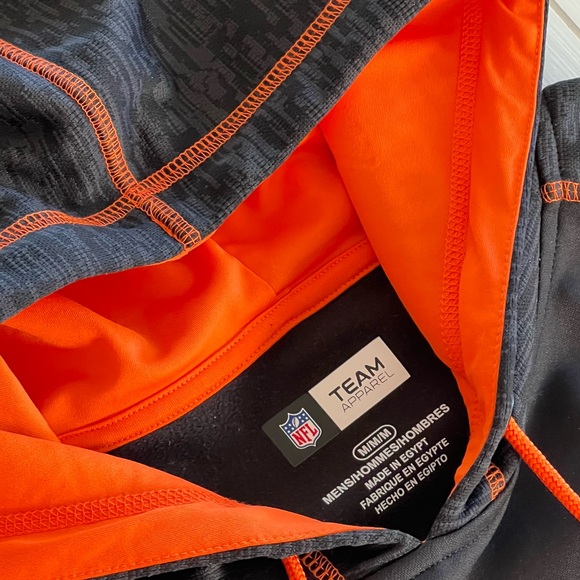 NFL Team Apparel Cincinnati Bengals Pullover Hooded Sweatshirt Hoodie Sweater M - Picture 3 of 8